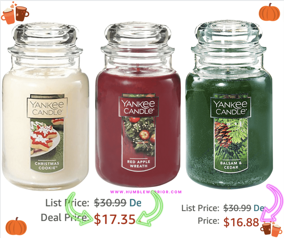 Holiday Yankee Candles!